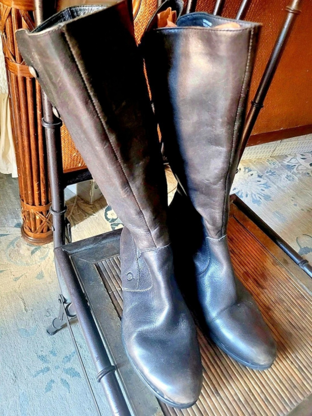 Black Knee-High Boots